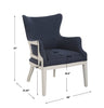 Uttermost Home Decor Motor Freight Rate to be Quoted Uttermost Gordonston Blue Fabric Accent Chair