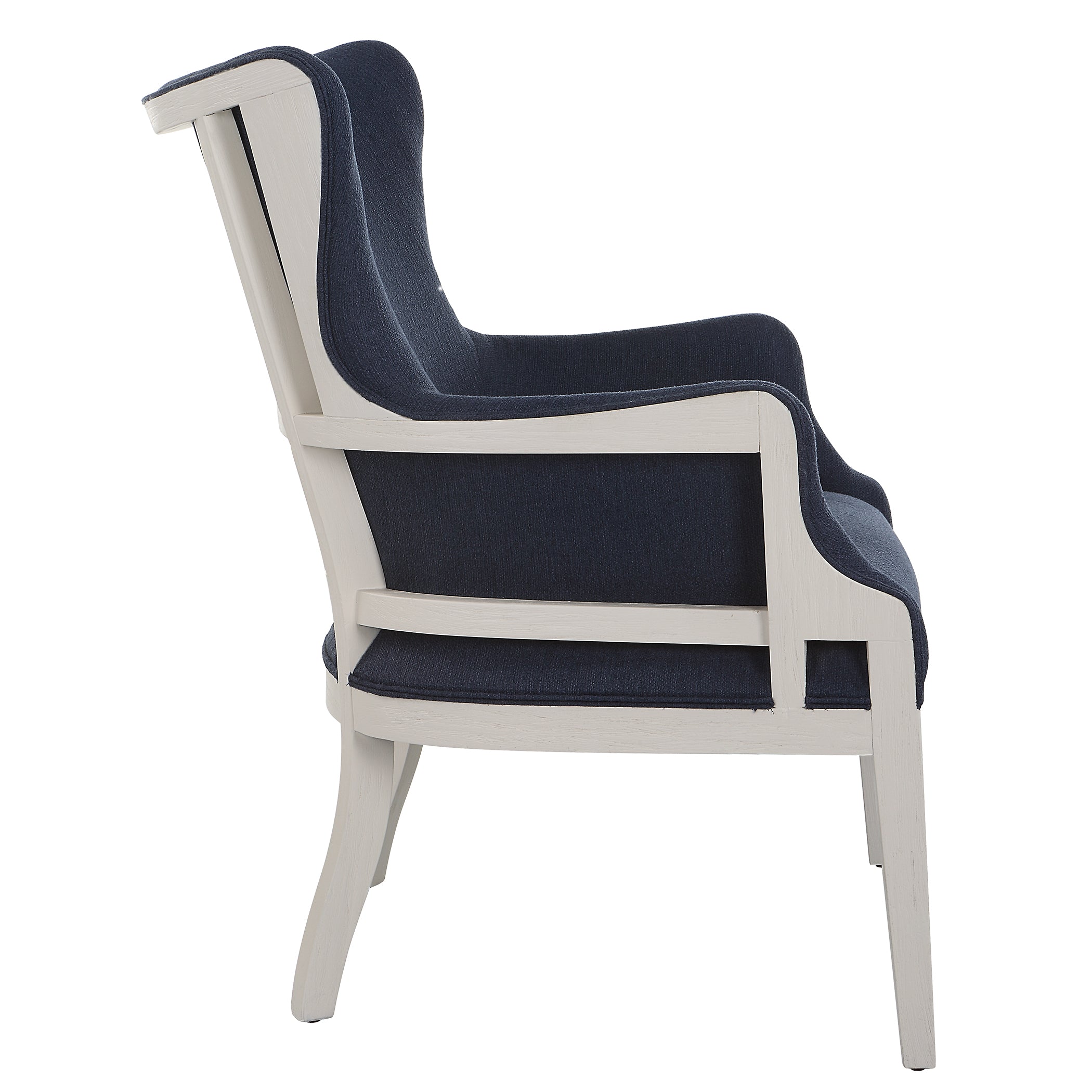 Uttermost Home Decor Motor Freight Rate to be Quoted Uttermost Gordonston Blue Fabric Accent Chair