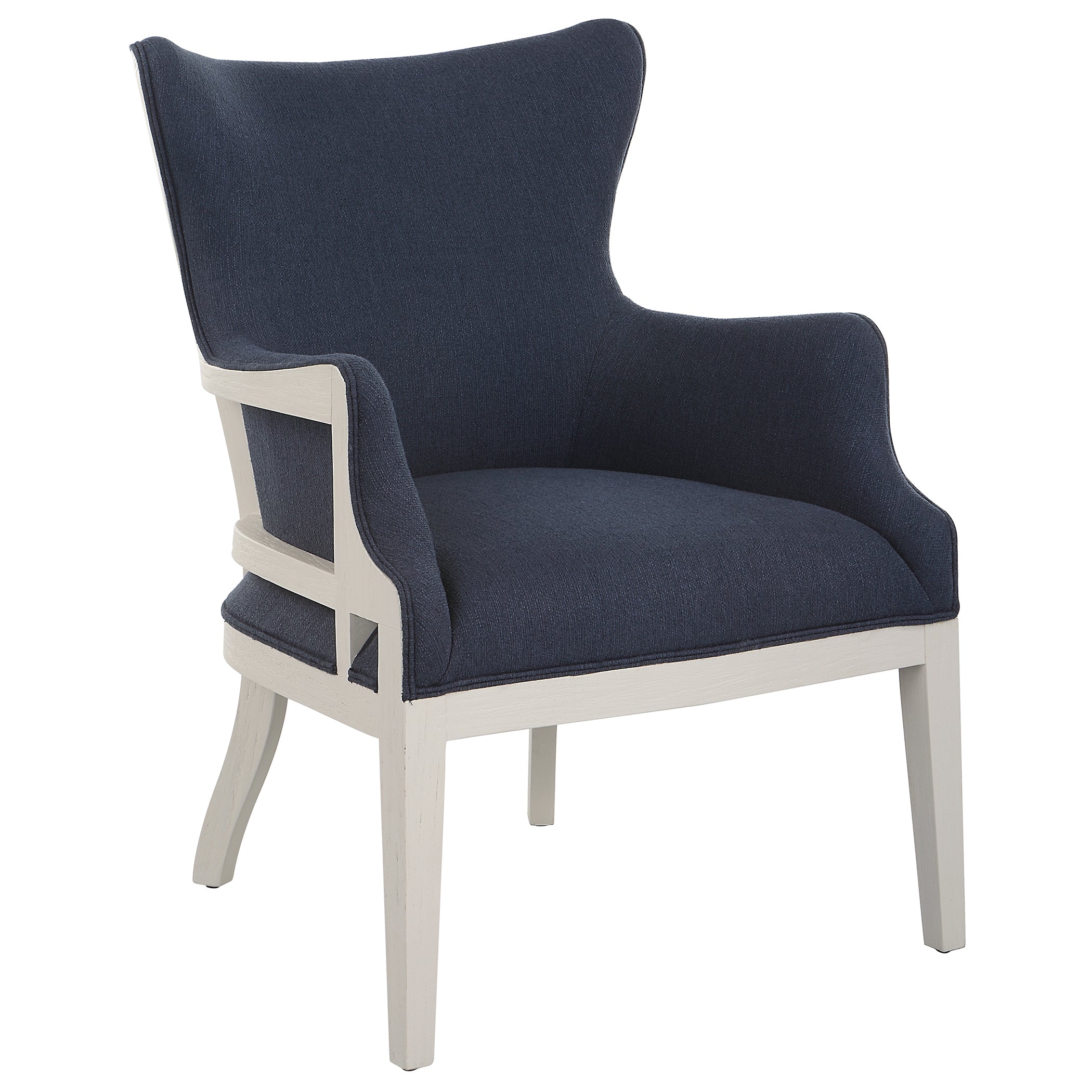 Uttermost Home Decor Motor Freight Rate to be Quoted Uttermost Gordonston Blue Fabric Accent Chair