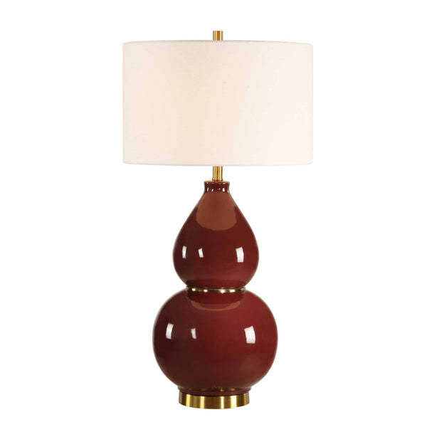 Uttermost Uttermost Gourd Burgundy Table Lamp