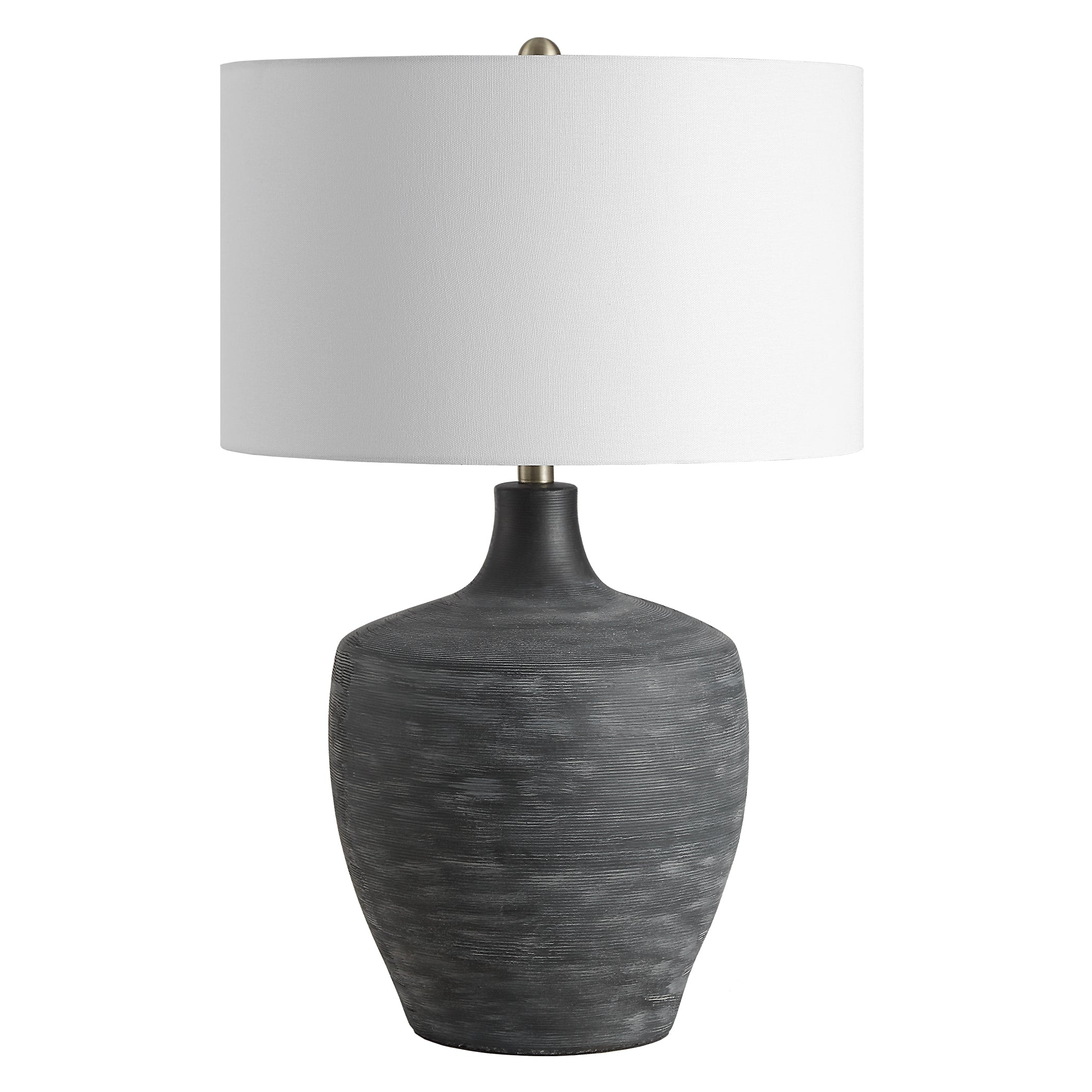 Uttermost Lighting Uttermost Graphite Ribbed Table Lamp
