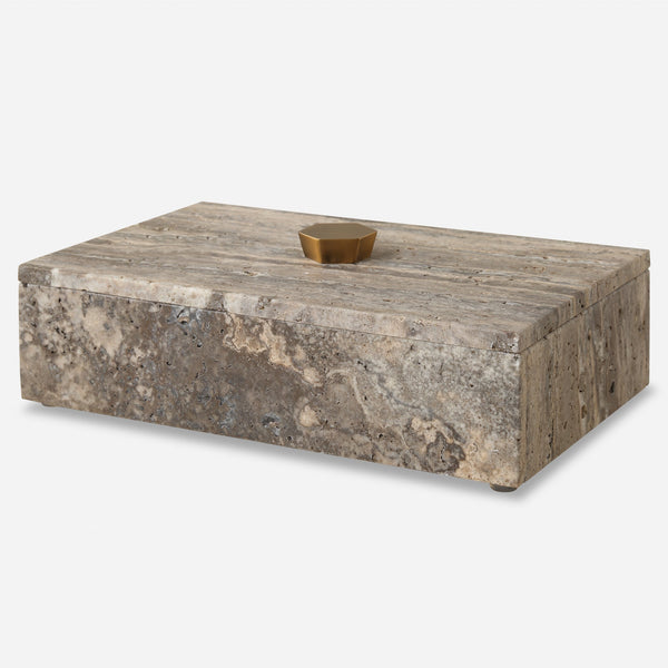 Uttermost Home Decor Uttermost Griseus Travertine Stone Box