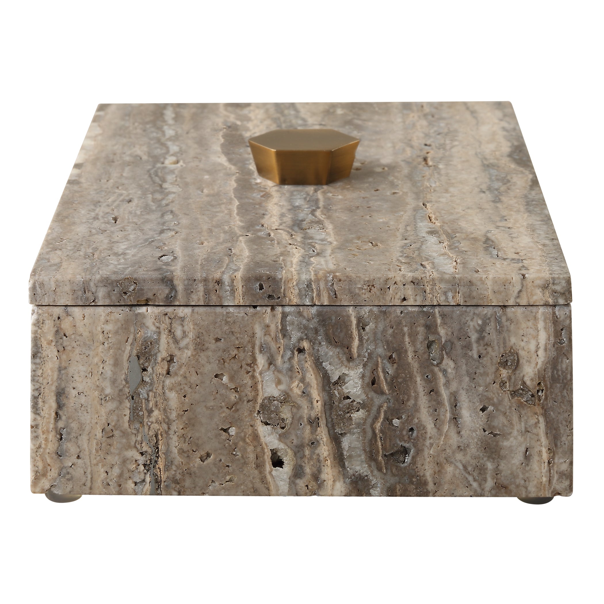 Uttermost Home Decor Uttermost Griseus Travertine Stone Box