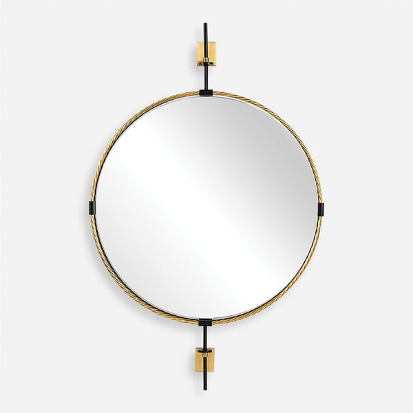 Uttermost Home Decor Uttermost Guardrail Round Mirror