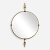 Uttermost Home Decor Uttermost Guardrail Round Mirror