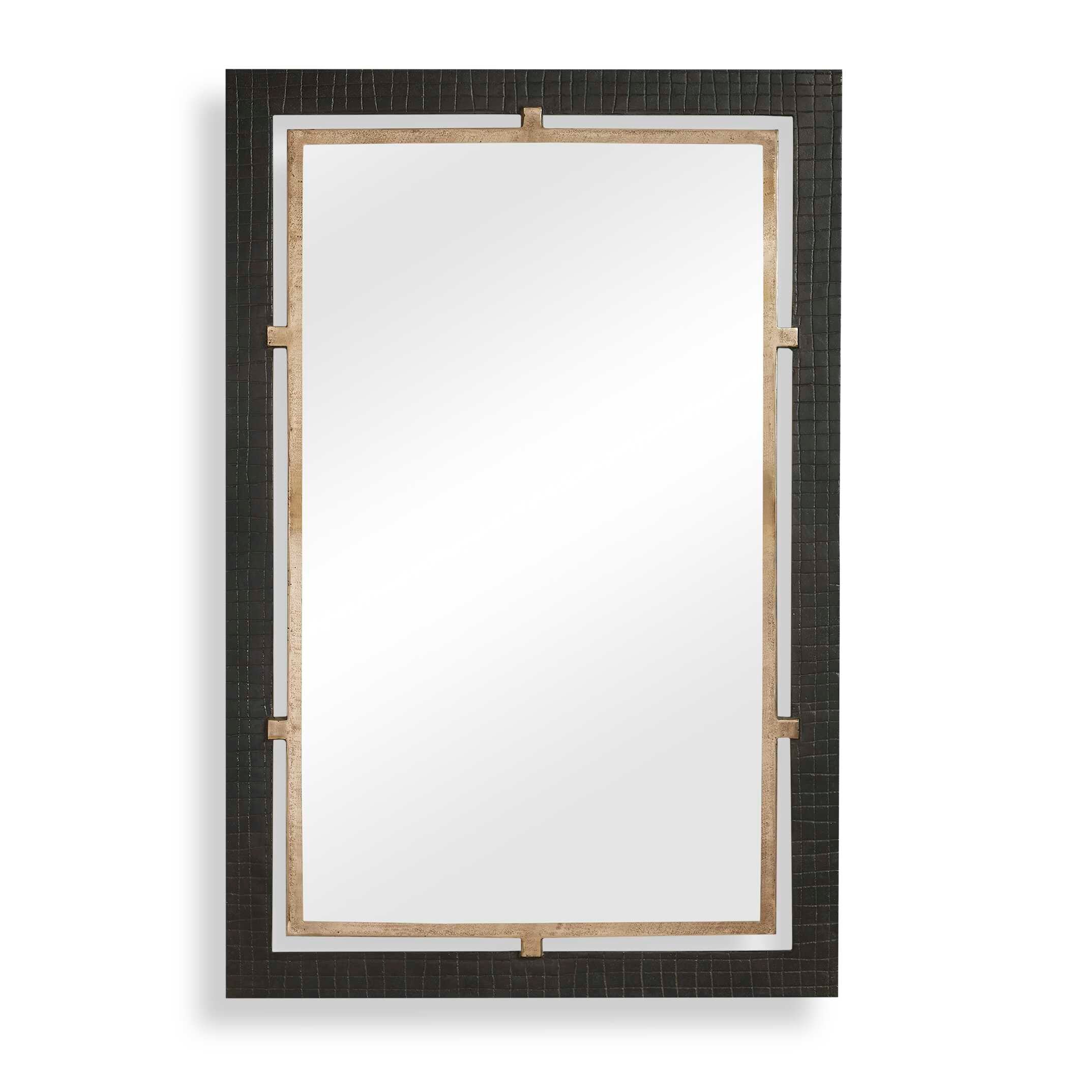 Uttermost Home Decor Uttermost Guerra Walnut & Brass Mirror