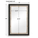 Uttermost Home Decor Uttermost Guerra Walnut & Brass Mirror
