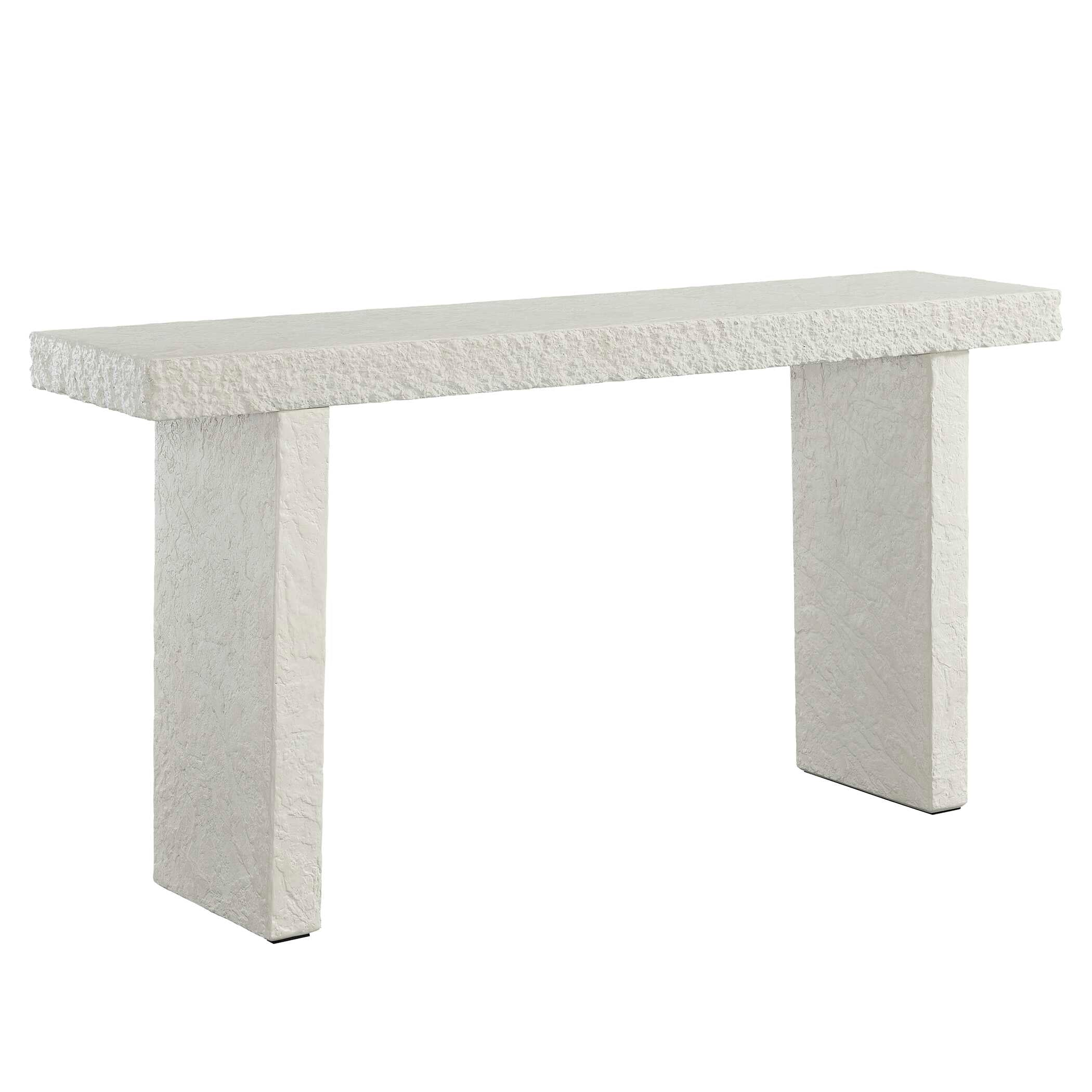 Uttermost Furniture Uttermost Hagan Indoor-Outdoor Limestone Console Table