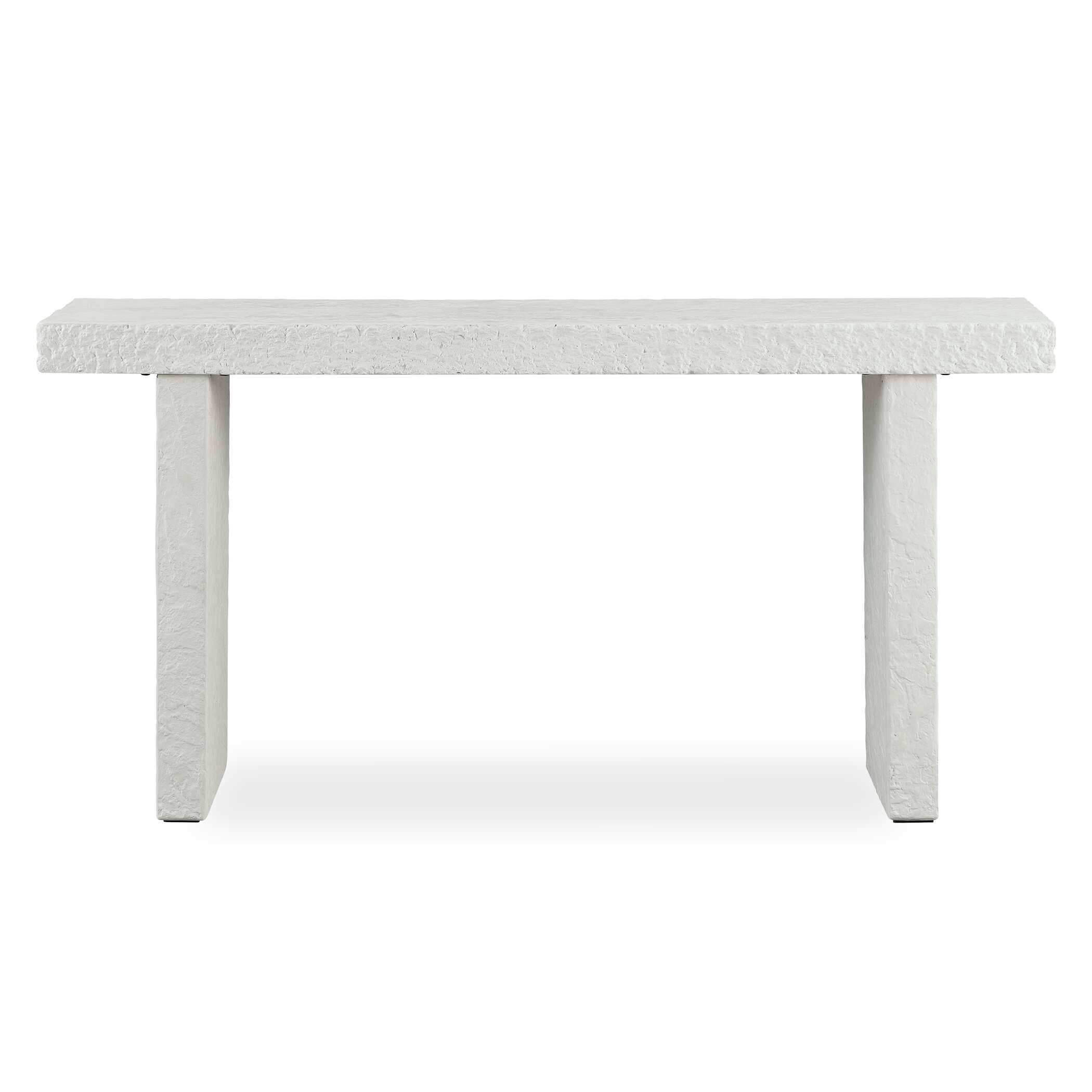 Uttermost Furniture Uttermost Hagan Indoor-Outdoor Limestone Console Table
