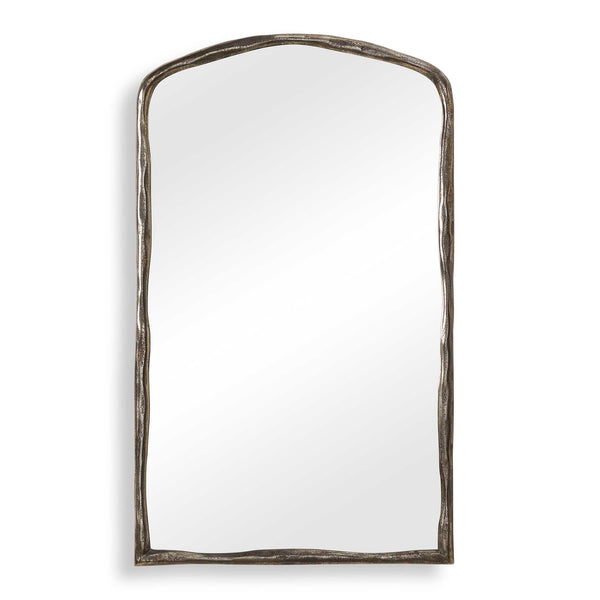 Uttermost Home Decor Uttermost Hammered Antique Nickel Arch Mirror