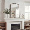 Uttermost Home Decor Uttermost Hammered Antique Nickel Arch Mirror