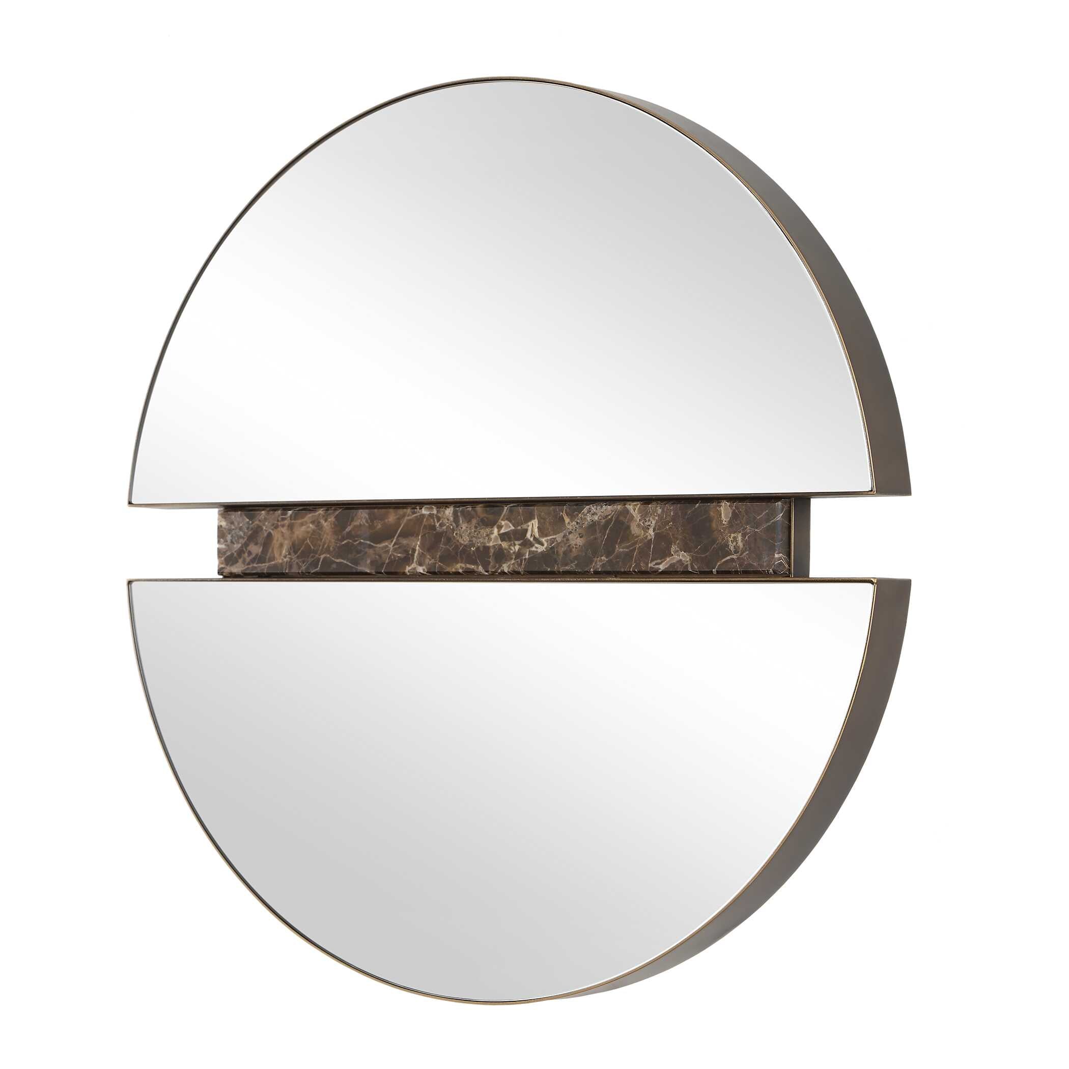 Uttermost Home Decor Uttermost Hanover Divided Round Mirror