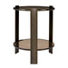 Uttermost Furniture Uttermost Hanson Bronze & Dark Glass Side Table