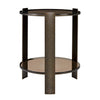 Uttermost Furniture Uttermost Hanson Bronze & Dark Glass Side Table