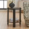 Uttermost Furniture Uttermost Hanson Bronze & Dark Glass Side Table