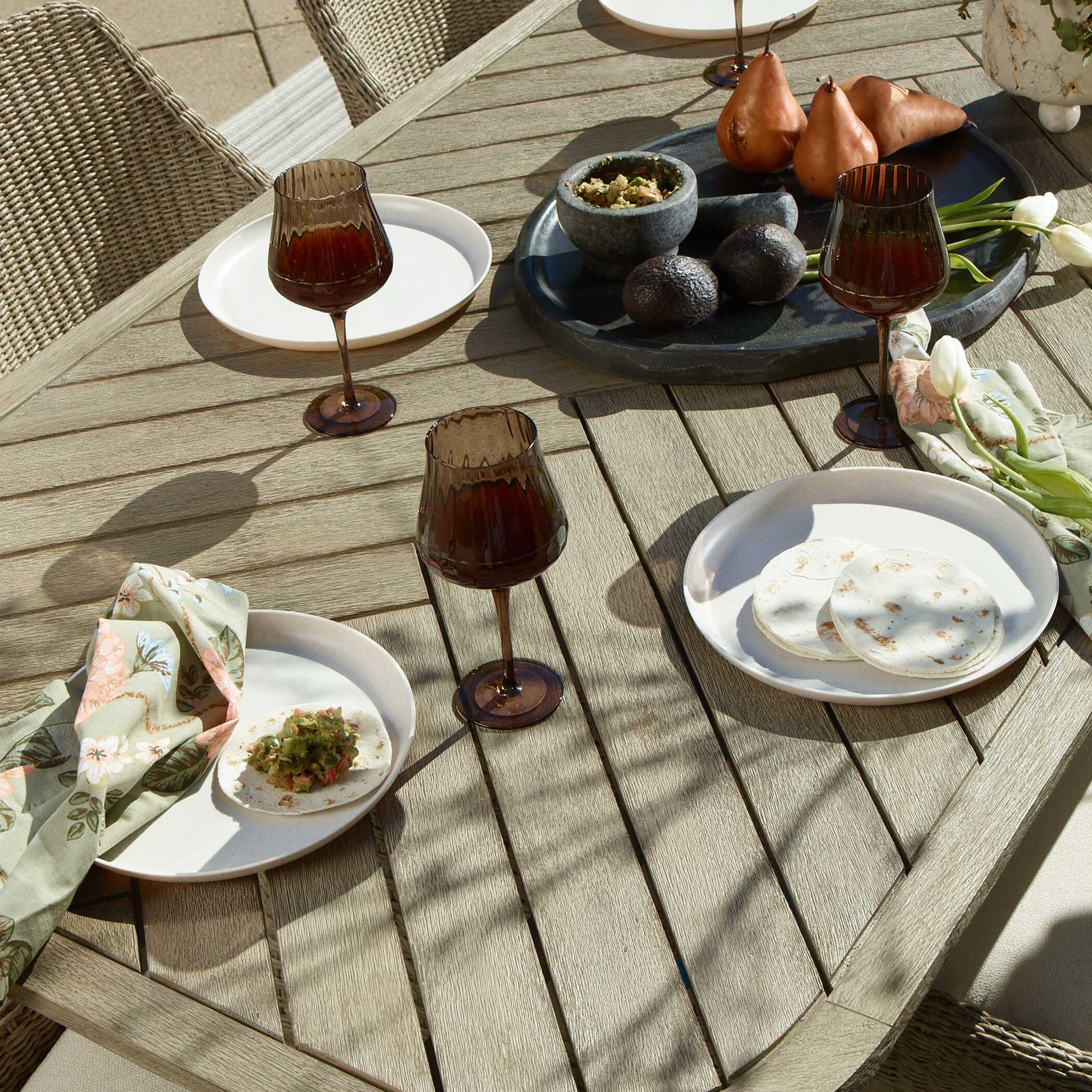 Uttermost Furniture Uttermost Harbor Herringbone Indoor-Outdoor Dining Table