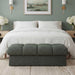 Uttermost Furniture Uttermost Harlem Moss Green/ Lake Blue Bench