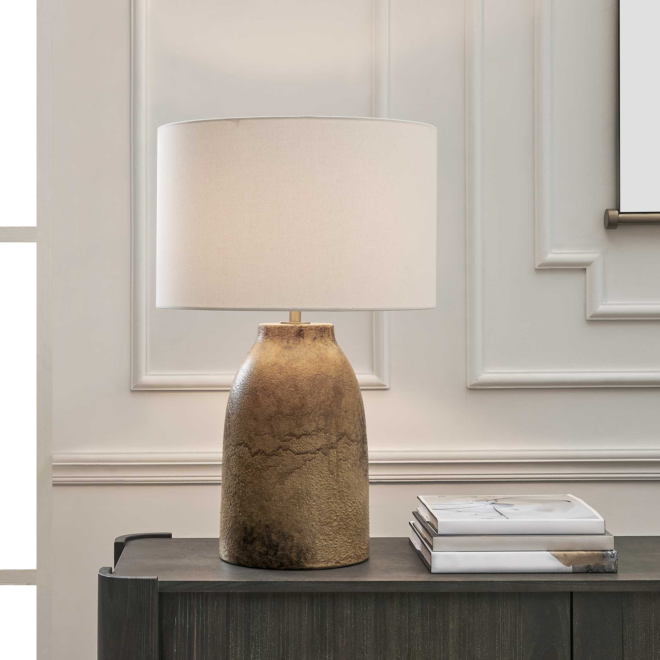 Uttermost Uttermost Harris Mottled Brown Table Lamp