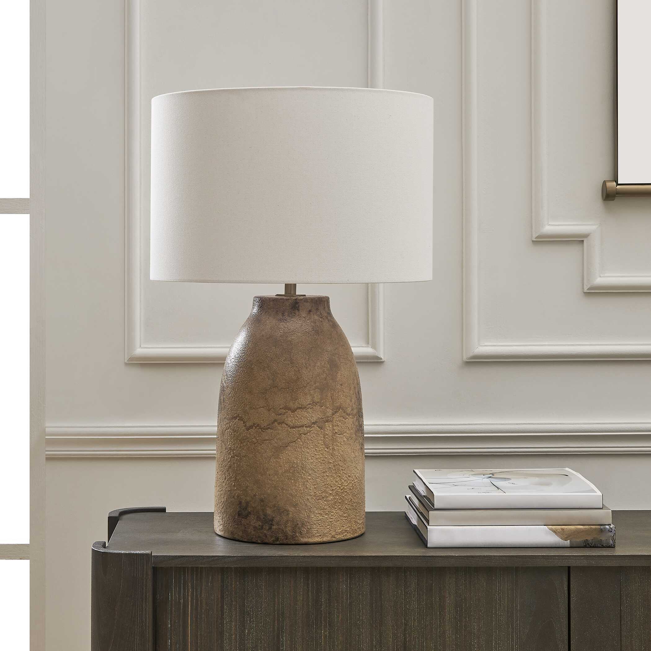 Uttermost Uttermost Harris Mottled Brown Table Lamp