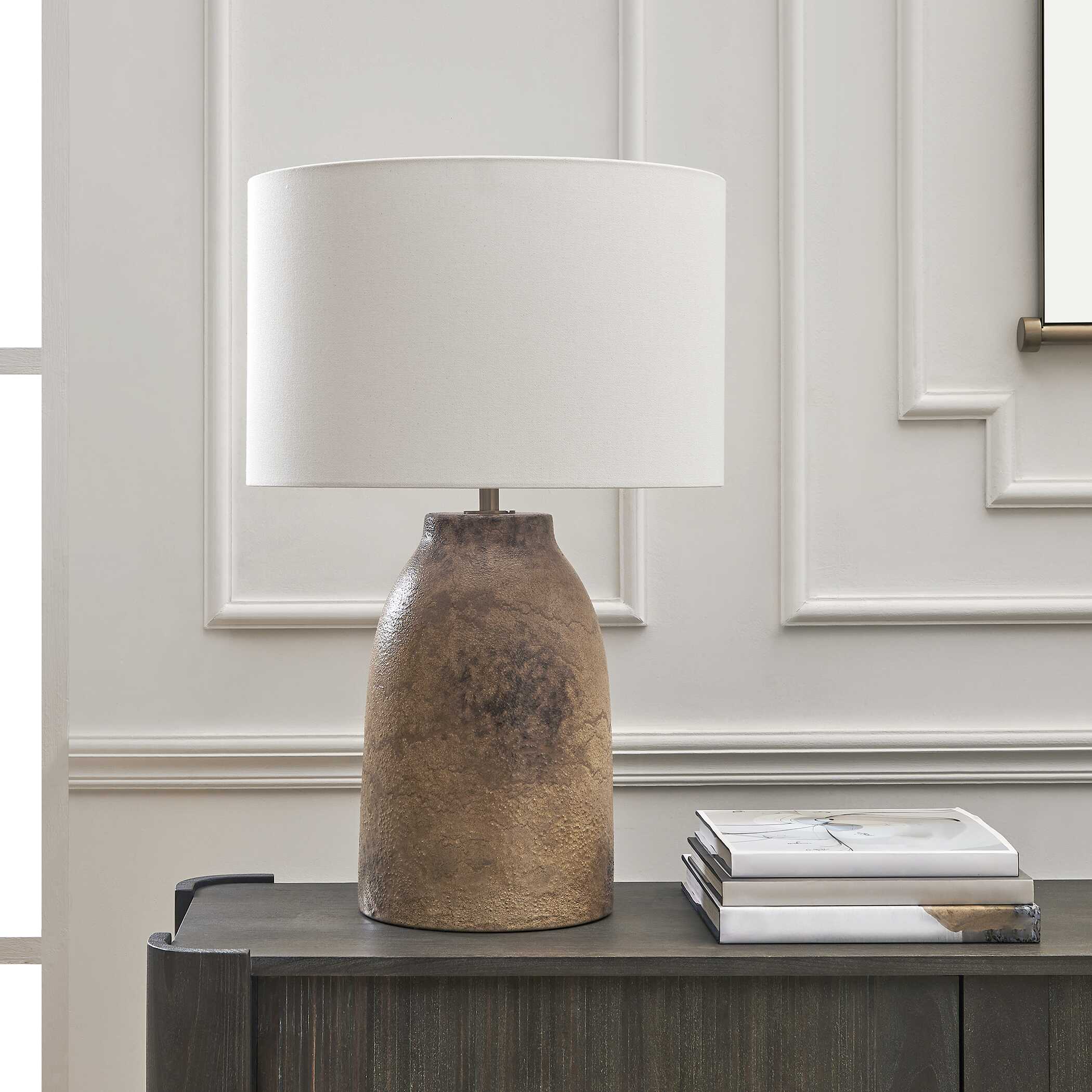 Uttermost Uttermost Harris Mottled Brown Table Lamp
