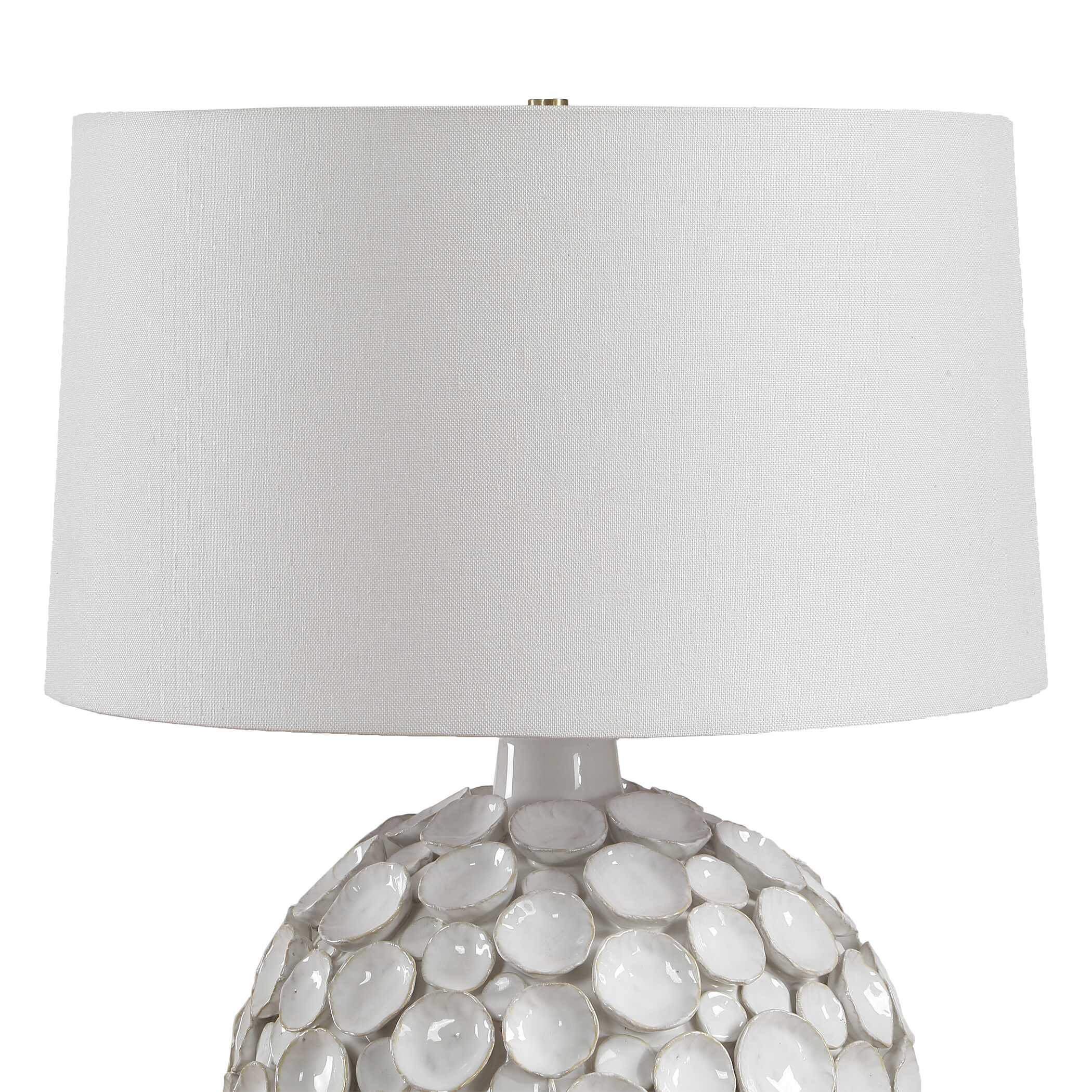 Uttermost Lighting Uttermost Hartley White Petal Table Lamp