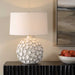 Uttermost Lighting Uttermost Hartley White Petal Table Lamp