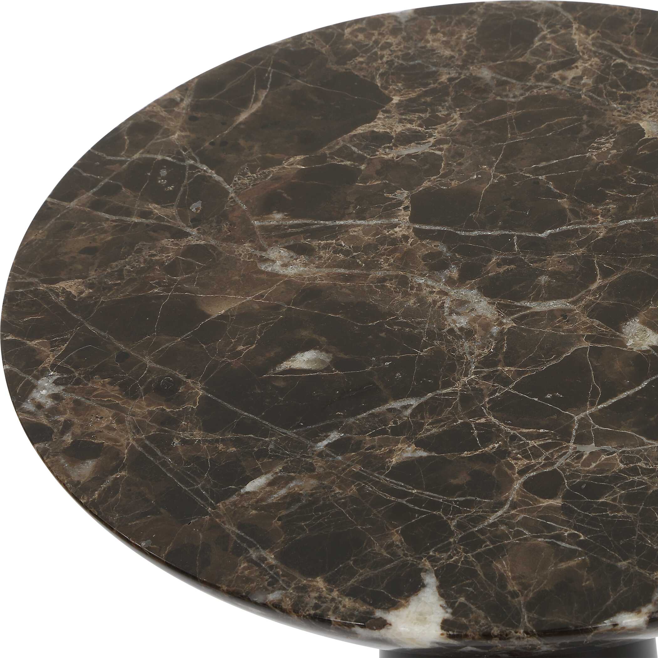 Uttermost Uttermost Hastings Brown Marble Accent Table