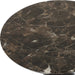 Uttermost Uttermost Hastings Brown Marble Accent Table