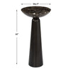 Uttermost Uttermost Hastings Brown Marble Accent Table