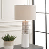 Uttermost Lighting Uttermost Haven White Glaze Table Lamp