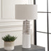 Uttermost Lighting Uttermost Haven White Glaze Table Lamp
