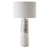 Uttermost Lighting Uttermost Haven White Glaze Table Lamp