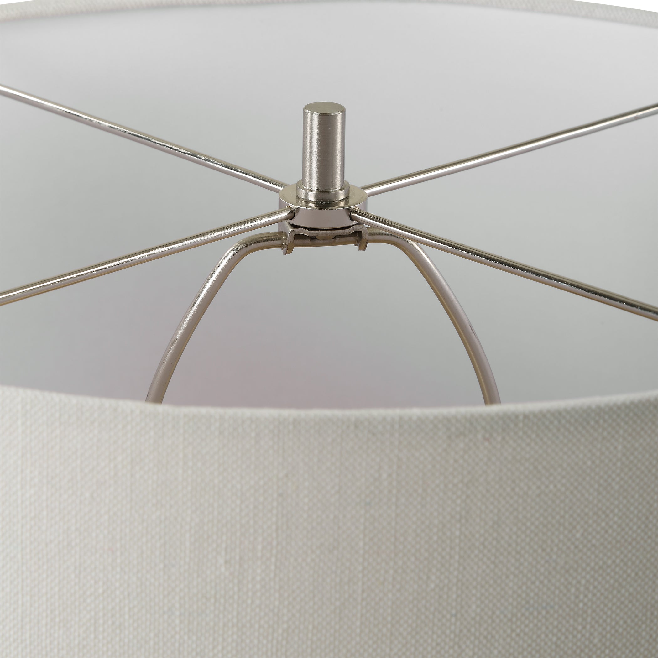 Uttermost Lighting Uttermost Haven White Glaze Table Lamp
