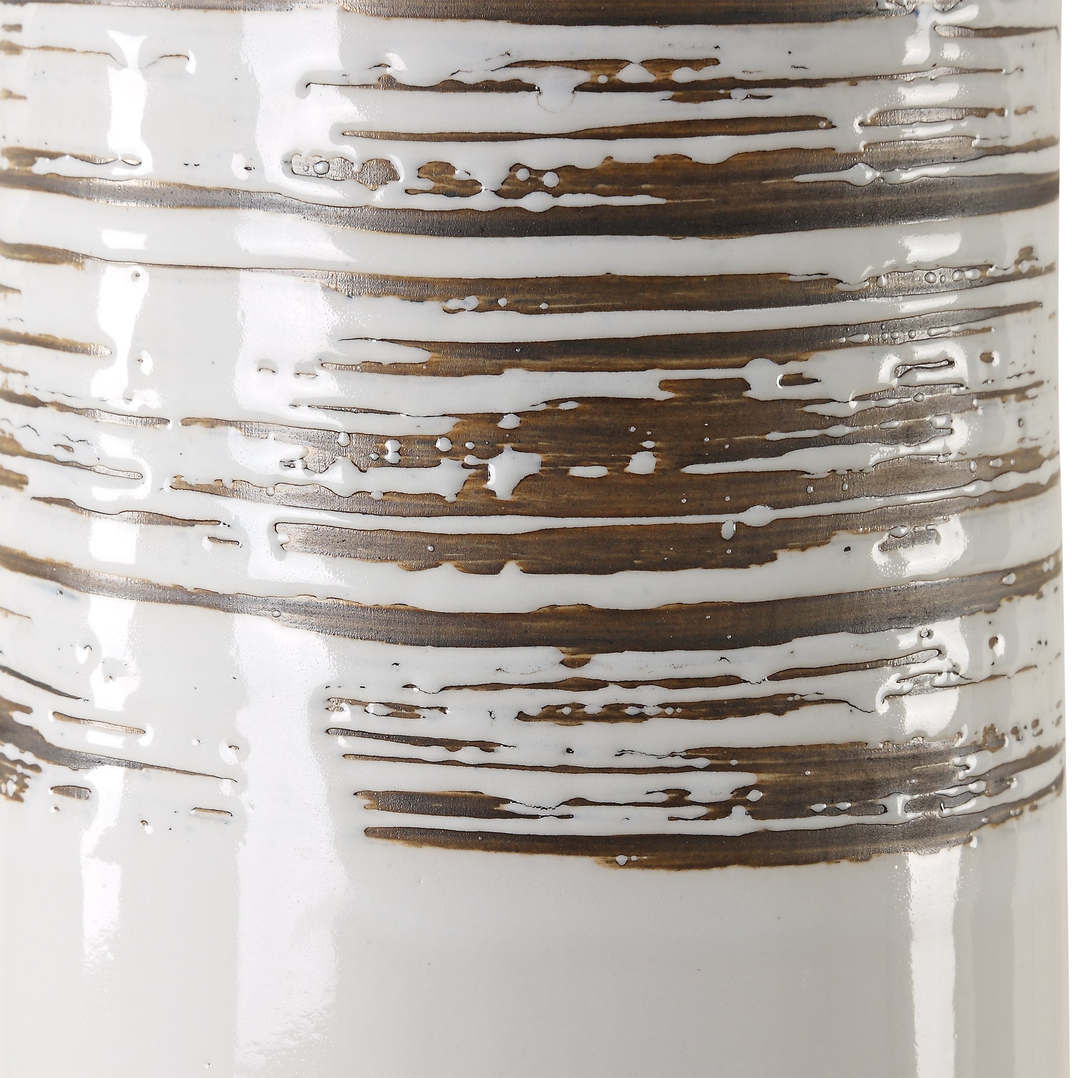 Uttermost Lighting Uttermost Haven White Glaze Table Lamp