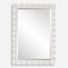 Uttermost Home Decor Uttermost Haya White Scalloped Mirror