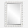 Uttermost Home Decor Uttermost Haya White Scalloped Mirror