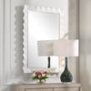 Uttermost Home Decor Uttermost Haya White Scalloped Mirror