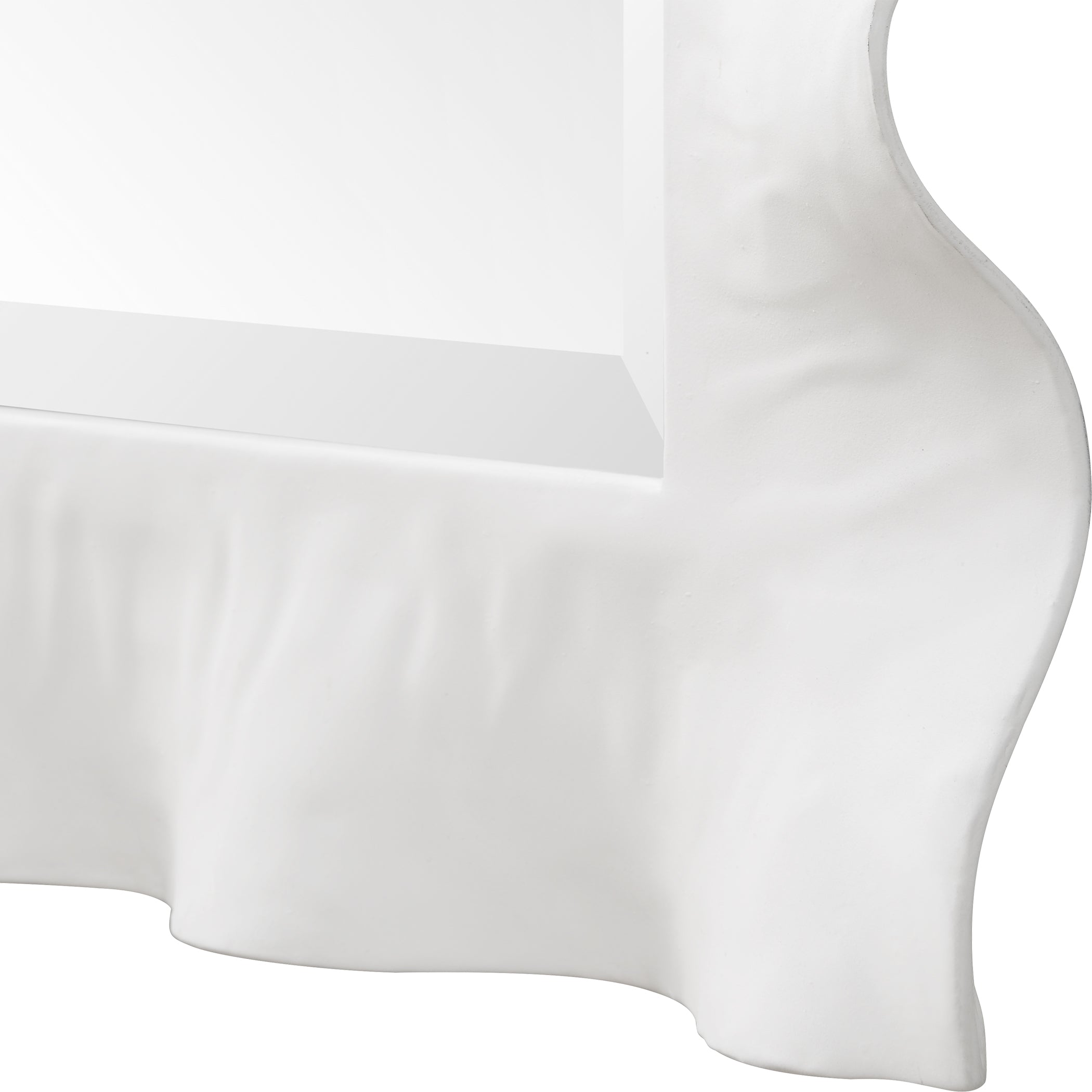Uttermost Home Decor Uttermost Haya White Scalloped Mirror