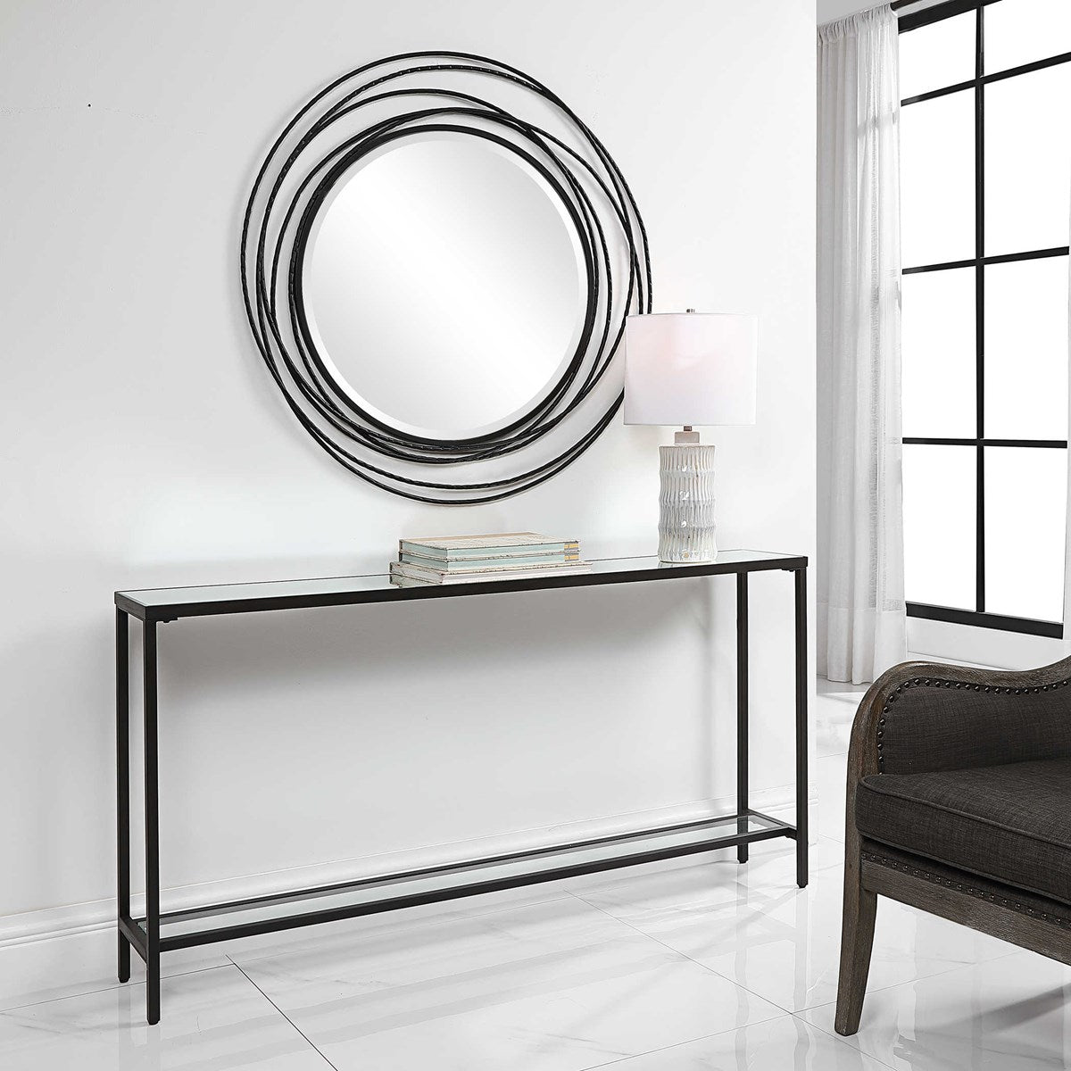 Uttermost Home Uttermost Hayley Console Table, Black