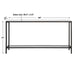 Uttermost Home Uttermost Hayley Console Table, Black