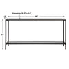 Uttermost Home Uttermost Hayley Console Table, Black