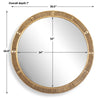 Uttermost Home Decor Uttermost Heart Of Gold Round Mirror