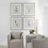 Uttermost Home Uttermost Heirloom Blooms Study Framed Prints Set/4