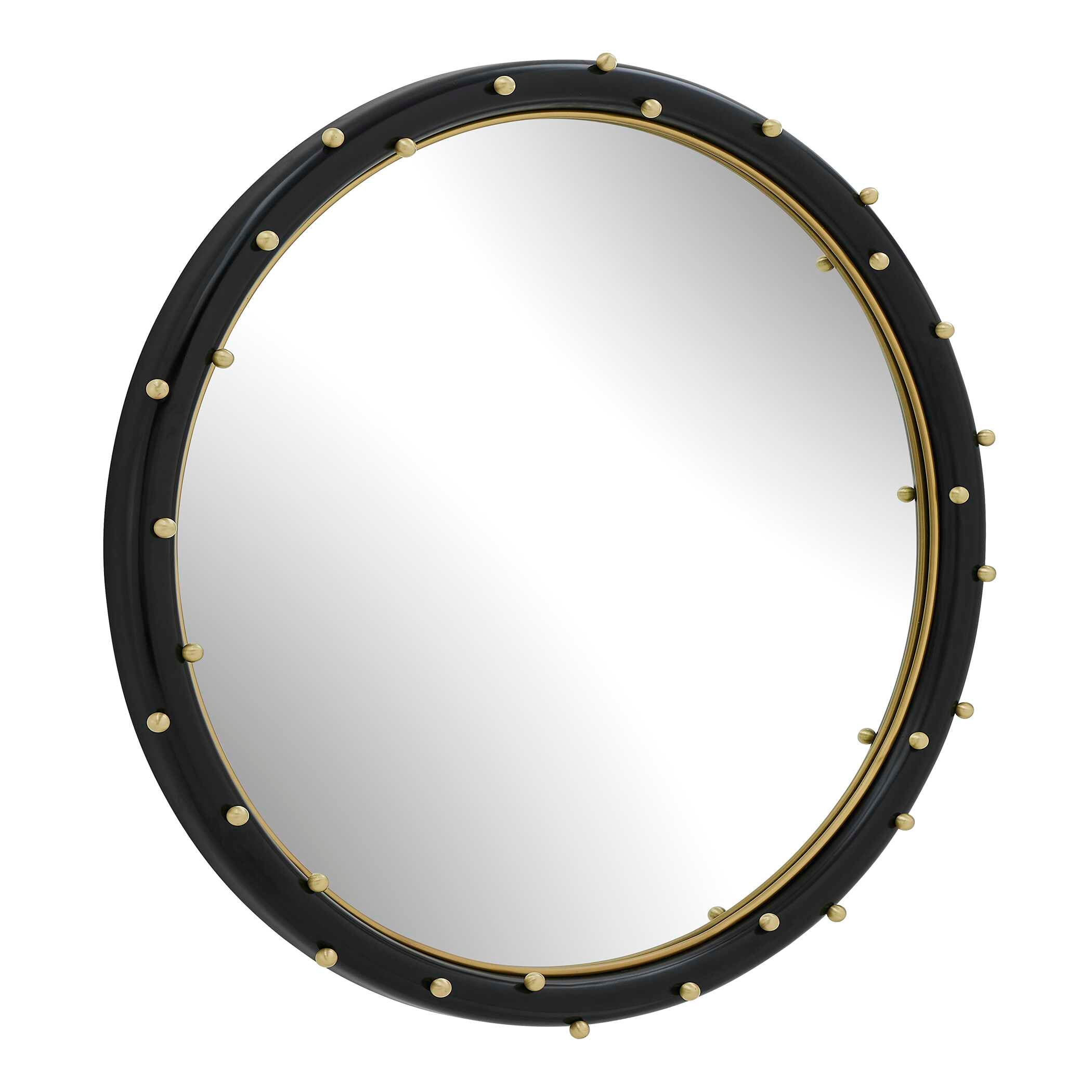 Uttermost Home Decor Uttermost Helia Brass Round Mirror
