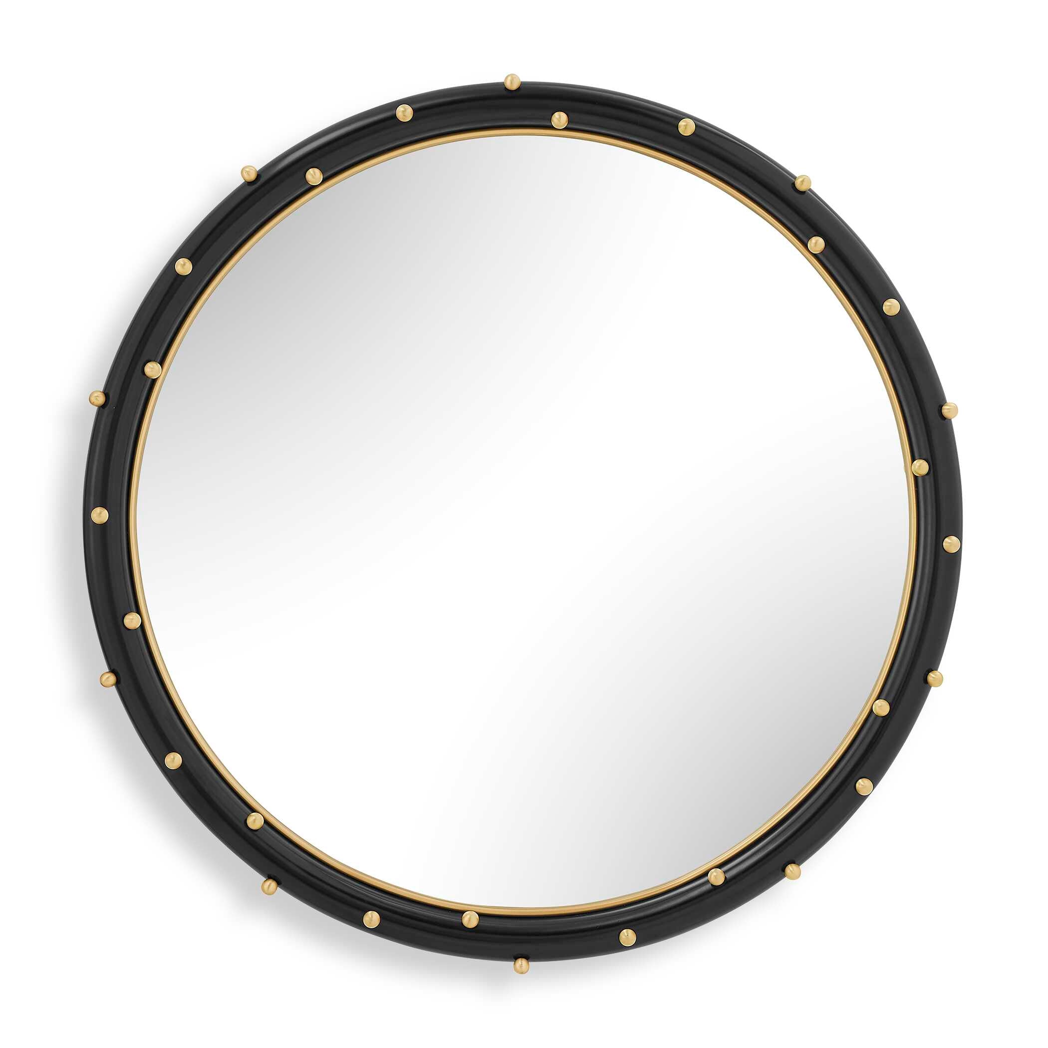 Uttermost Home Decor Uttermost Helia Brass Round Mirror