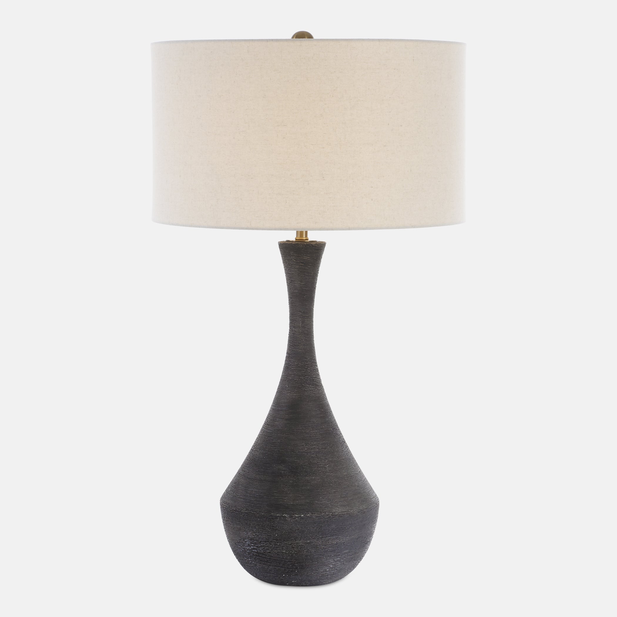 Uttermost Lighting Uttermost Helston Dark Charcoal Table Lamp