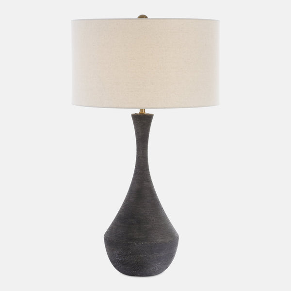 Uttermost Lighting Uttermost Helston Dark Charcoal Table Lamp