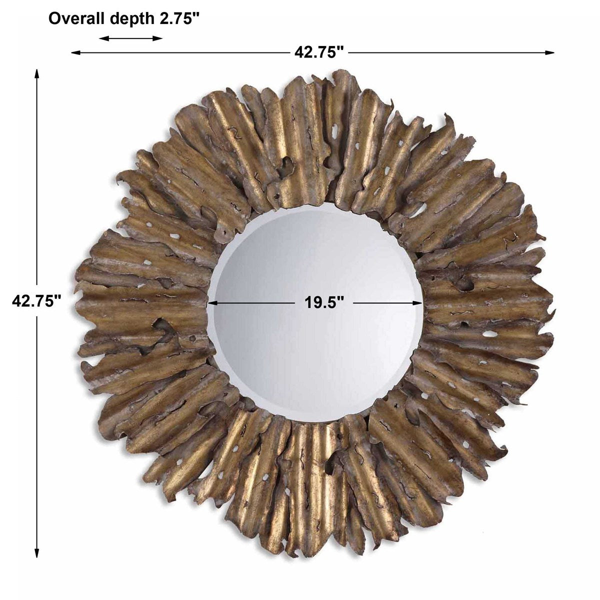 Uttermost Home Oversize - Rate to be Quoted Uttermost Hemani Round Mirror