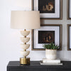 Uttermost Lighting Uttermost Hemisphere Travertine Table Lamp
