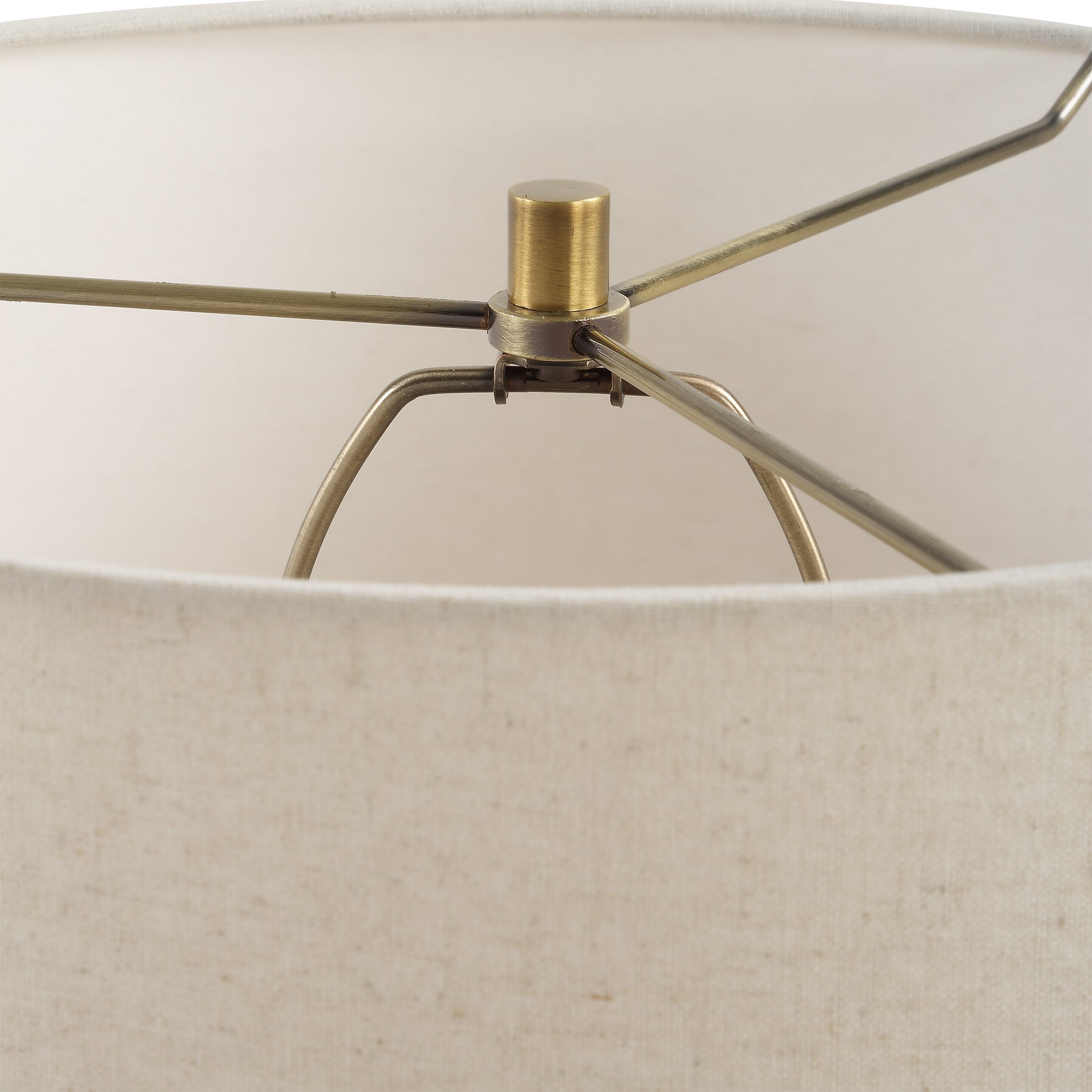Uttermost Lighting Uttermost Hemisphere Travertine Table Lamp